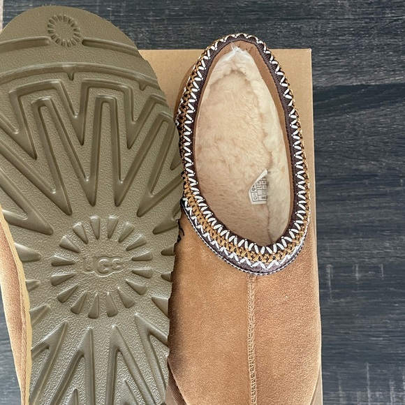 UGG Women's Brown Suede Slippers - Picture 2 of 5